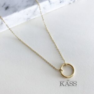 Cadena karma oro 18k