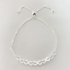 Pulsera infinito Plata