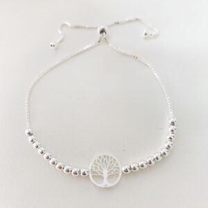 Pulsera árbol de la vida Plata