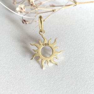 Dije Sol oro 18k