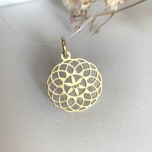 Dije semilla de vida oro 18k