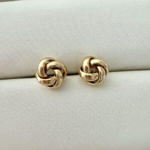 Aretes Nudo oro 18k