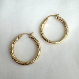 Argolla Entorchada oro amarillo 18k