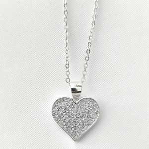 Collar corazón II plata