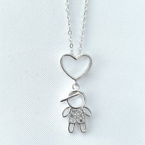 Collar niño plata