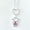 Collar niña plata