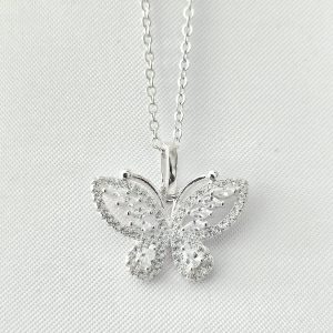Collar Mariposa plata I