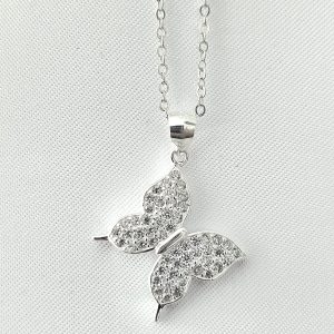 Collar Mariposa Silver