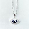 Collar ojo turco plata I