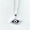 Collar ojo turco plata