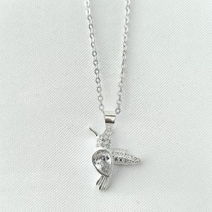 Collar colibrí Silver