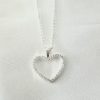 Collar Corazón Plata