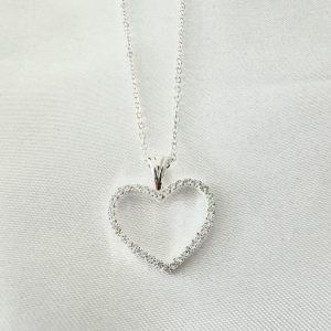 Collar Corazón Plata