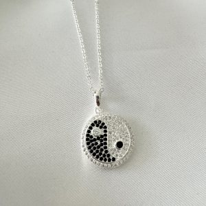 Collar Yin Yang plata