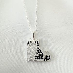Collar Gato plata