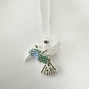 Collar Colibri plata