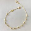 Pulsera denario oro 18k