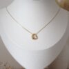 Collar corazón oro 18k