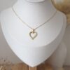 Collar corazón oro 18k