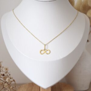 Collar infinito oro amarillo 18k
