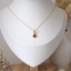 Collar ojo turco rojo oro 18k
