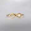 Anillo infinito oro 18k