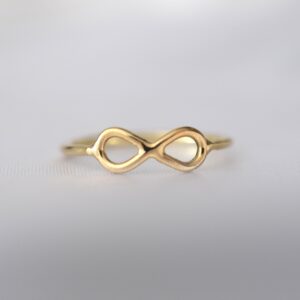 Anillo infinito oro 18k