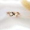 Anillo infinito oro 18k