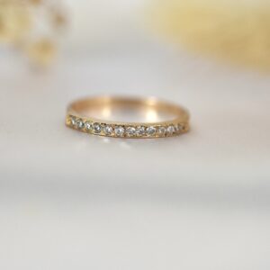 Anillo Riviere oro 18k