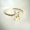 Anillo estrella oro 18k